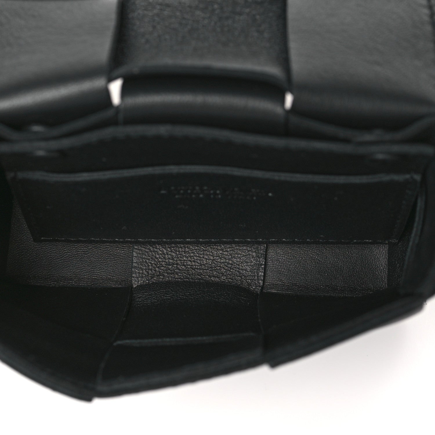 Bottega Veneta Lambskin Maxi Intrecciato Extra Mini Cassette Crossbody Bag Black 5 of 8