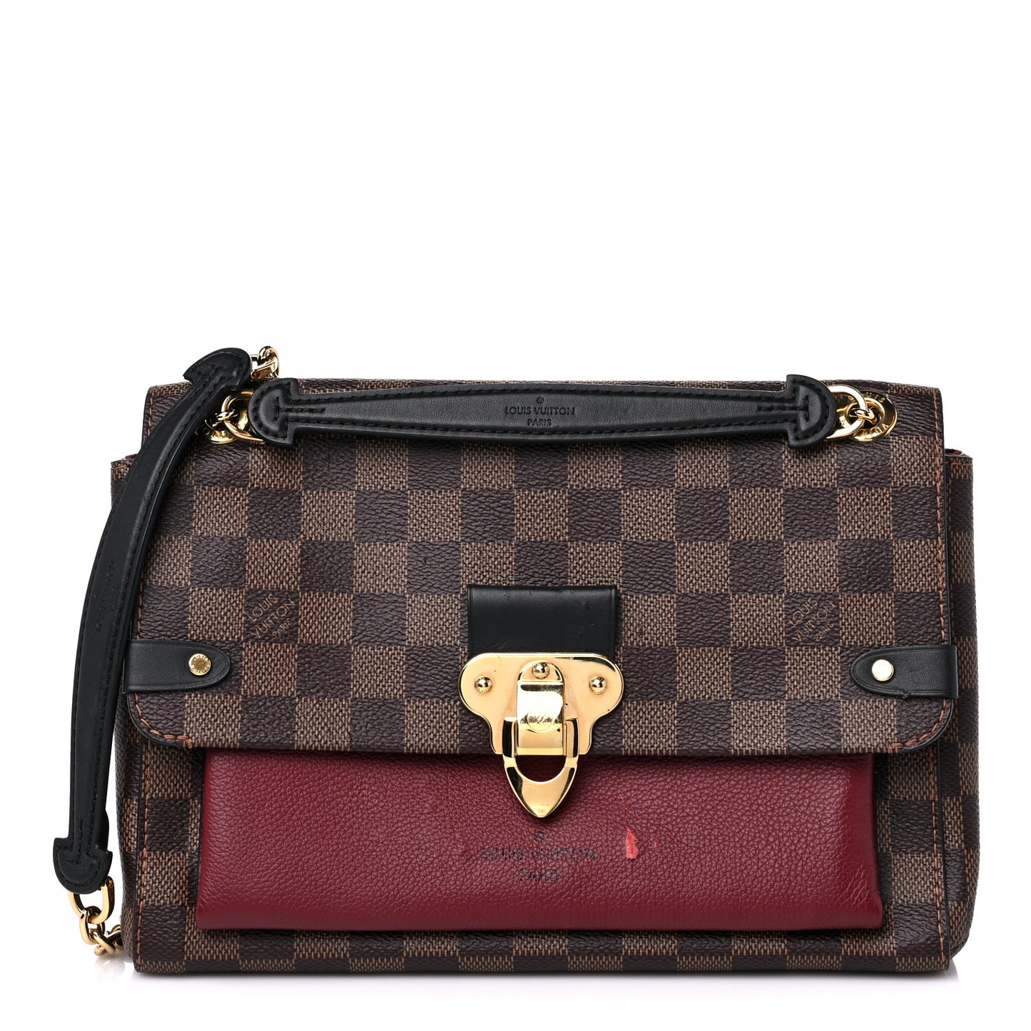 Damier Ebene Vavin PM Bordeaux