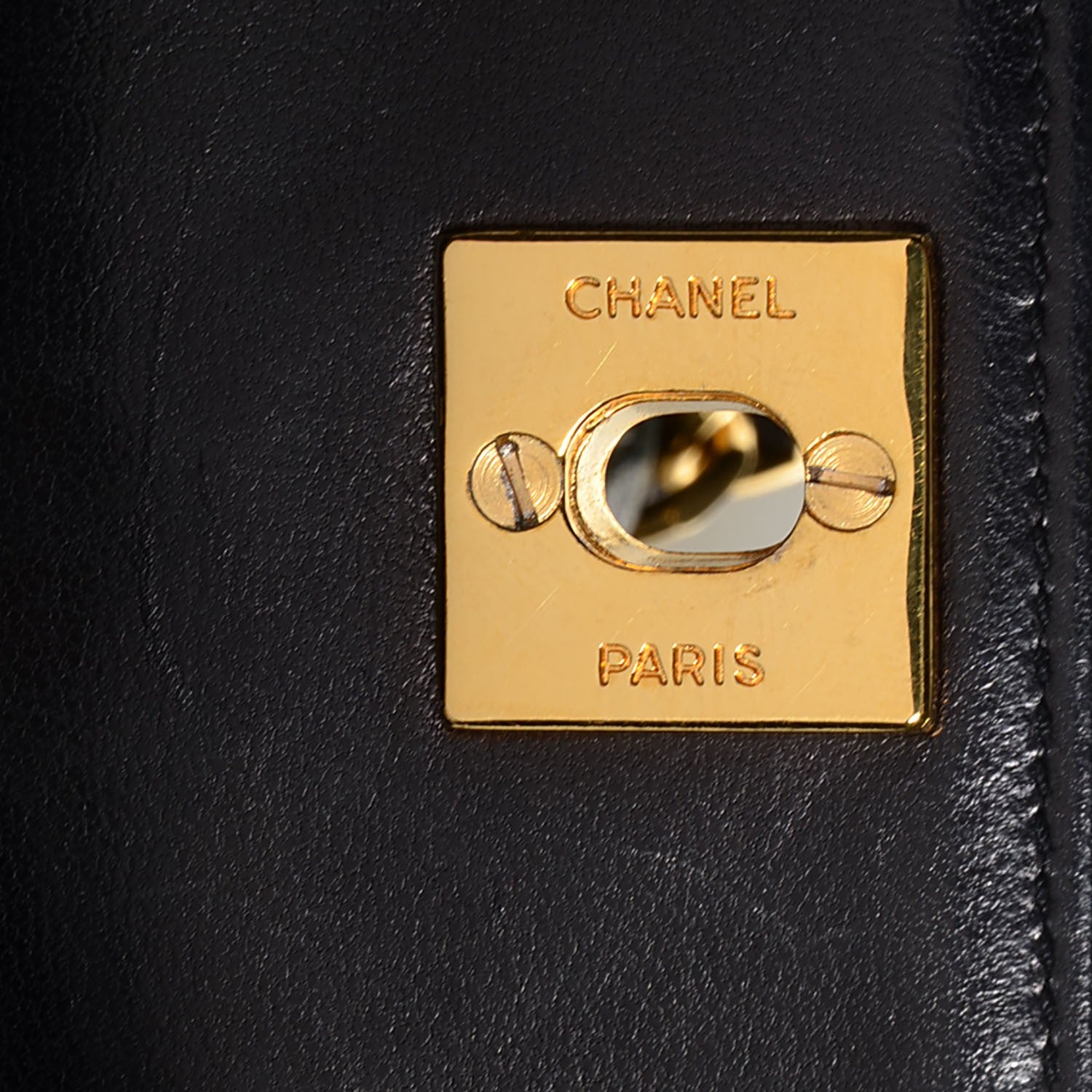 Chanel Lambskin Quilted Mini Rectangular Flap Black 6 of 7