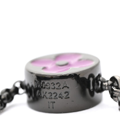 Louis Vuitton Metal Enamel Monogram Party Bracelet Black Multicolor 5 of 5