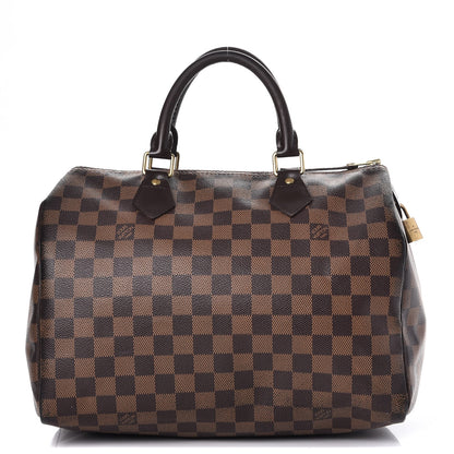 Louis Vuitton Damier Ebene Speedy 30 1 of 16