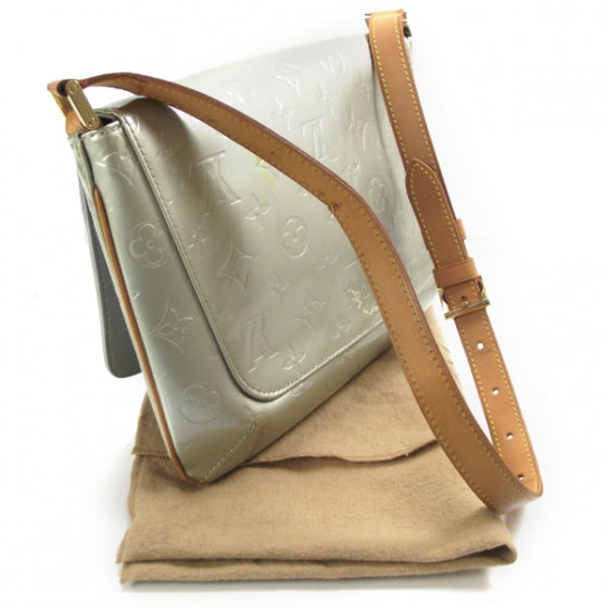 Louis Vuitton Vernis Thompson Street Silver 3 of 10