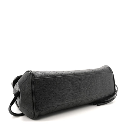 Chanel Grained Calfskin Stitched Urban Essentials Small Shopping Bag Black 4 of 10