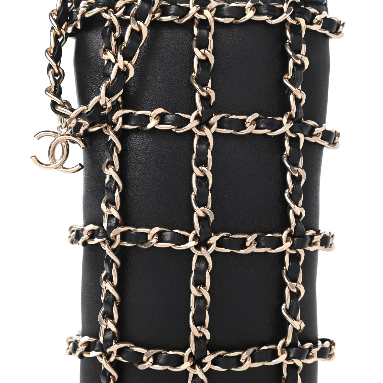 Chanel Lambskin Clutch With Chain Black 16 of 16