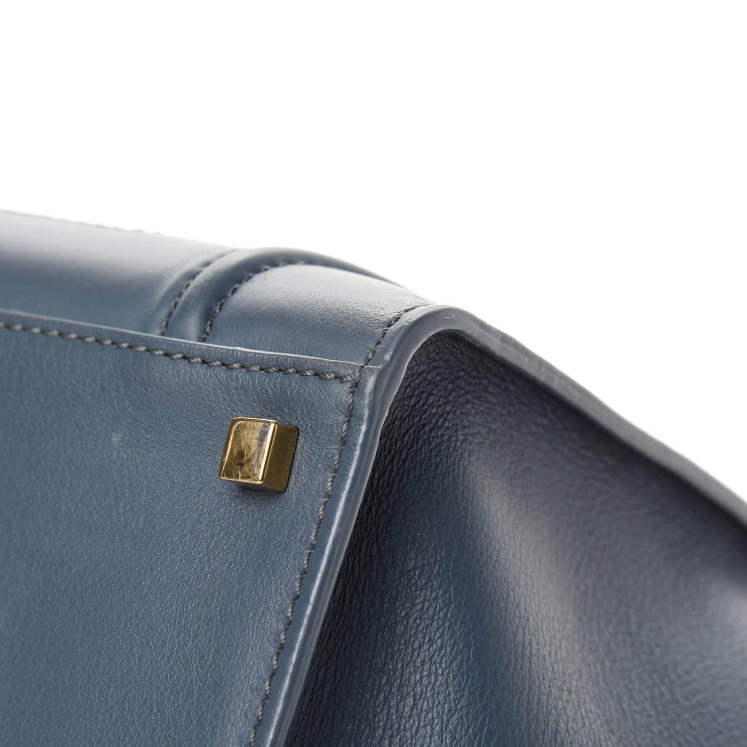 Celine Supple Calfskin Medium Phantom Luggage Blue 9 of 16