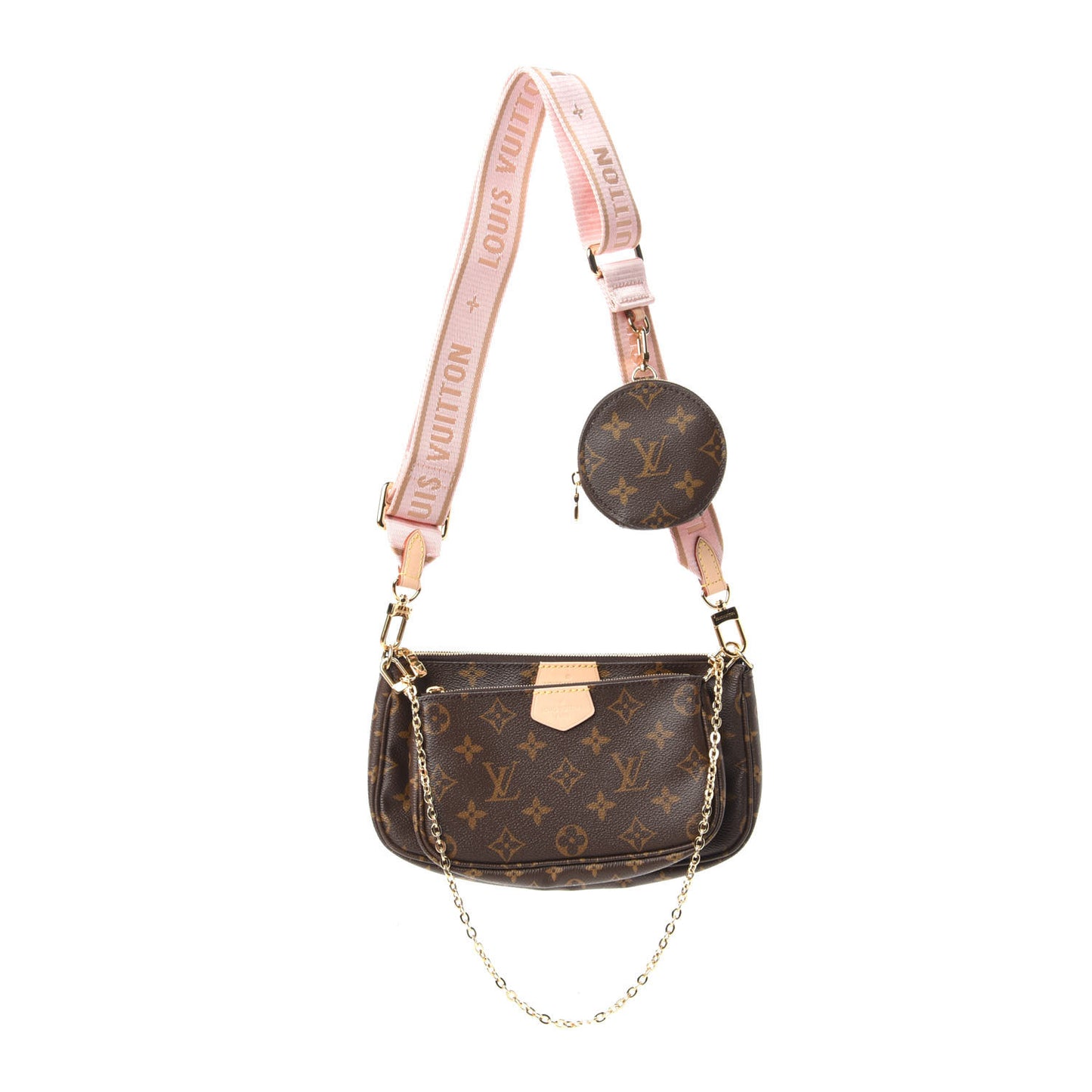 Monogram Multi Pochette Accessories Rose Clair