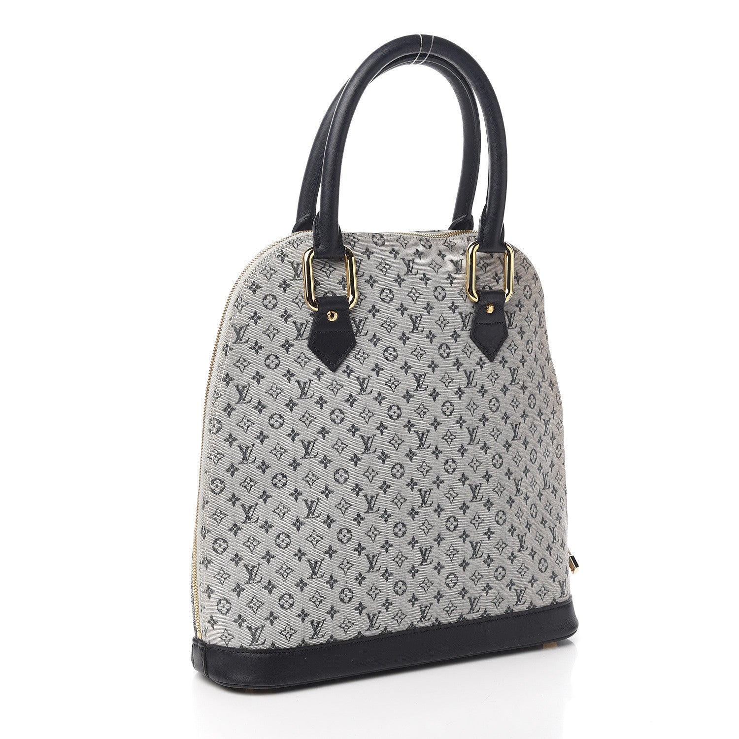 Louis Vuitton Mini Monogram Alma Haut Tote Blue 2 of 11