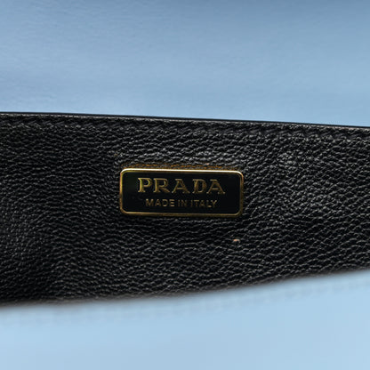 Prada City Calf Saffiano Cahier Bag Astrale Black 6 of 9