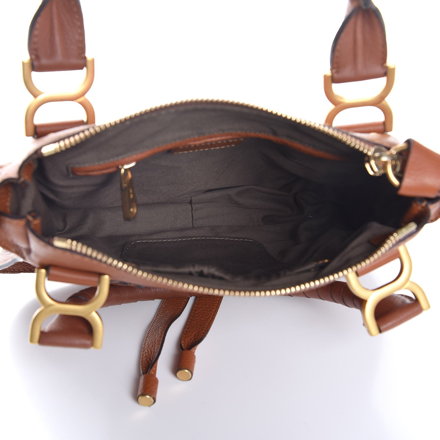 Chloe Calfskin Small Marcie Satchel Tan 5 of 7