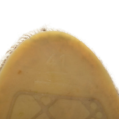 Chanel Lambskin CC Espadrilles 41 Black 6 of 8