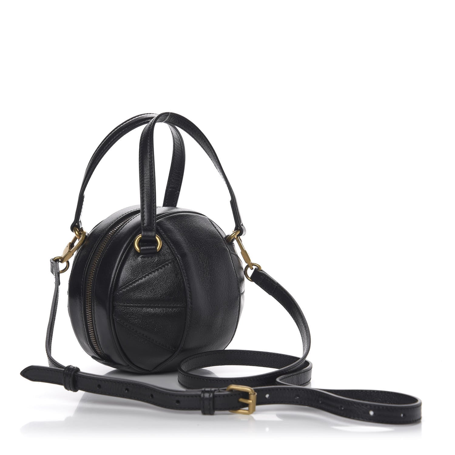 Gucci Piuma Lux Energy Mini Tifosa Basketball Shaped Shoulder Bag Black 2 of 9