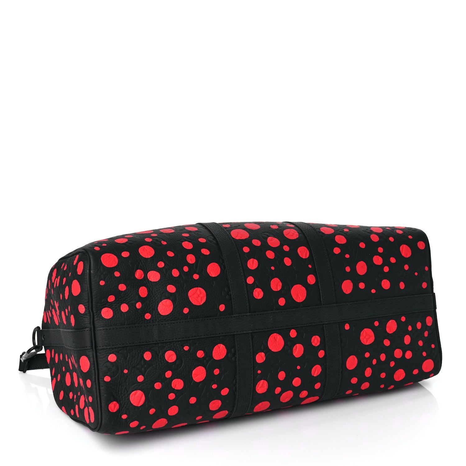 Louis Vuitton LV X YK Taurillon Monogram Keepall Bandouliere 50 Black Red 4 of 8