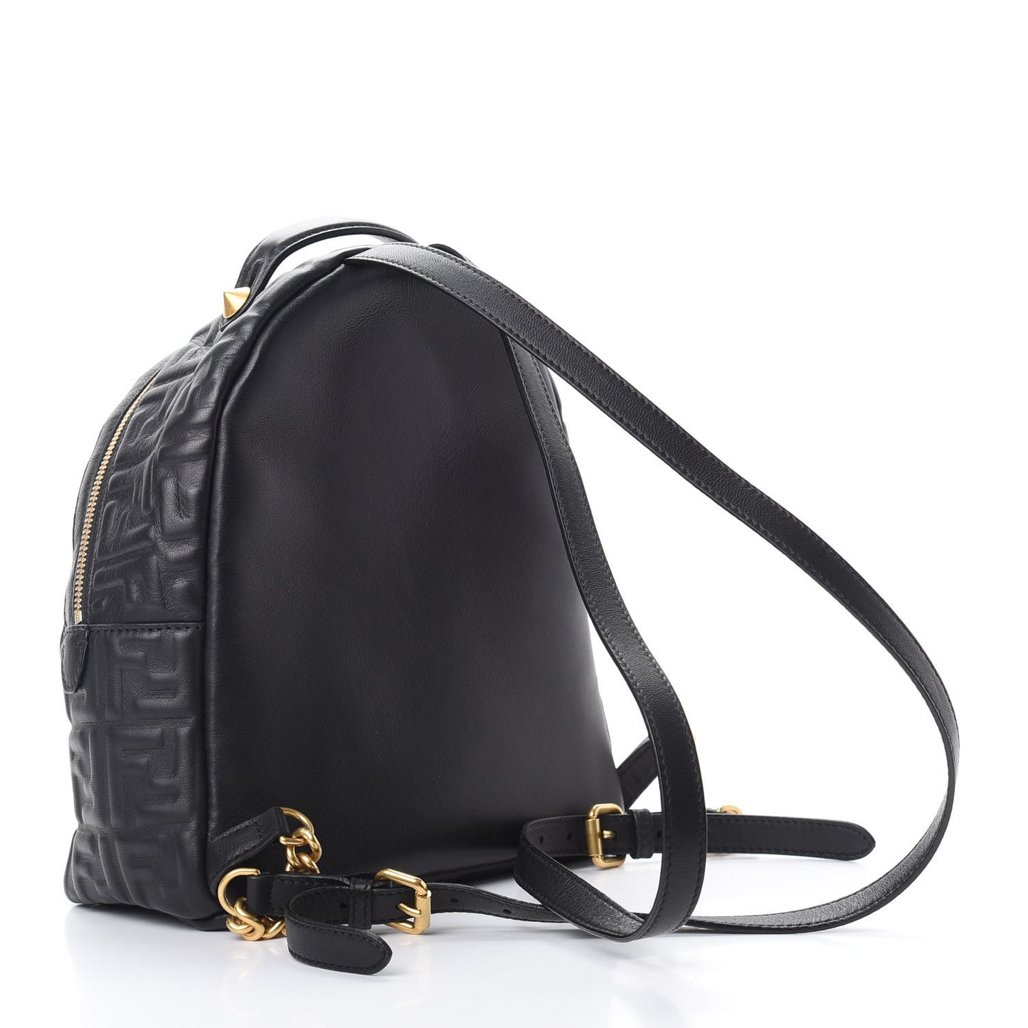 Nappa FF 1974 Embossed Mini Backpack Black