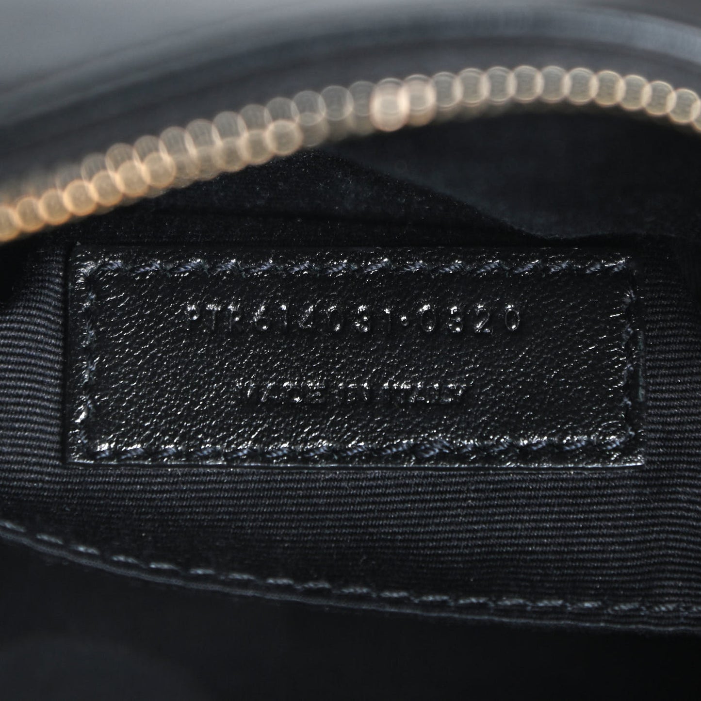 Calfskin Matelasse Monogram Lou Belt Bag Black