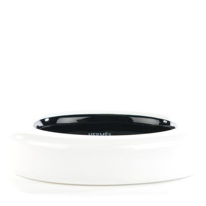 Hermes Lacquered Wood Ariodante Bracelet S White 1 of 5
