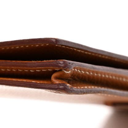 Hermes Epsom Bearn Gusset Wallet Gold 13 of 13