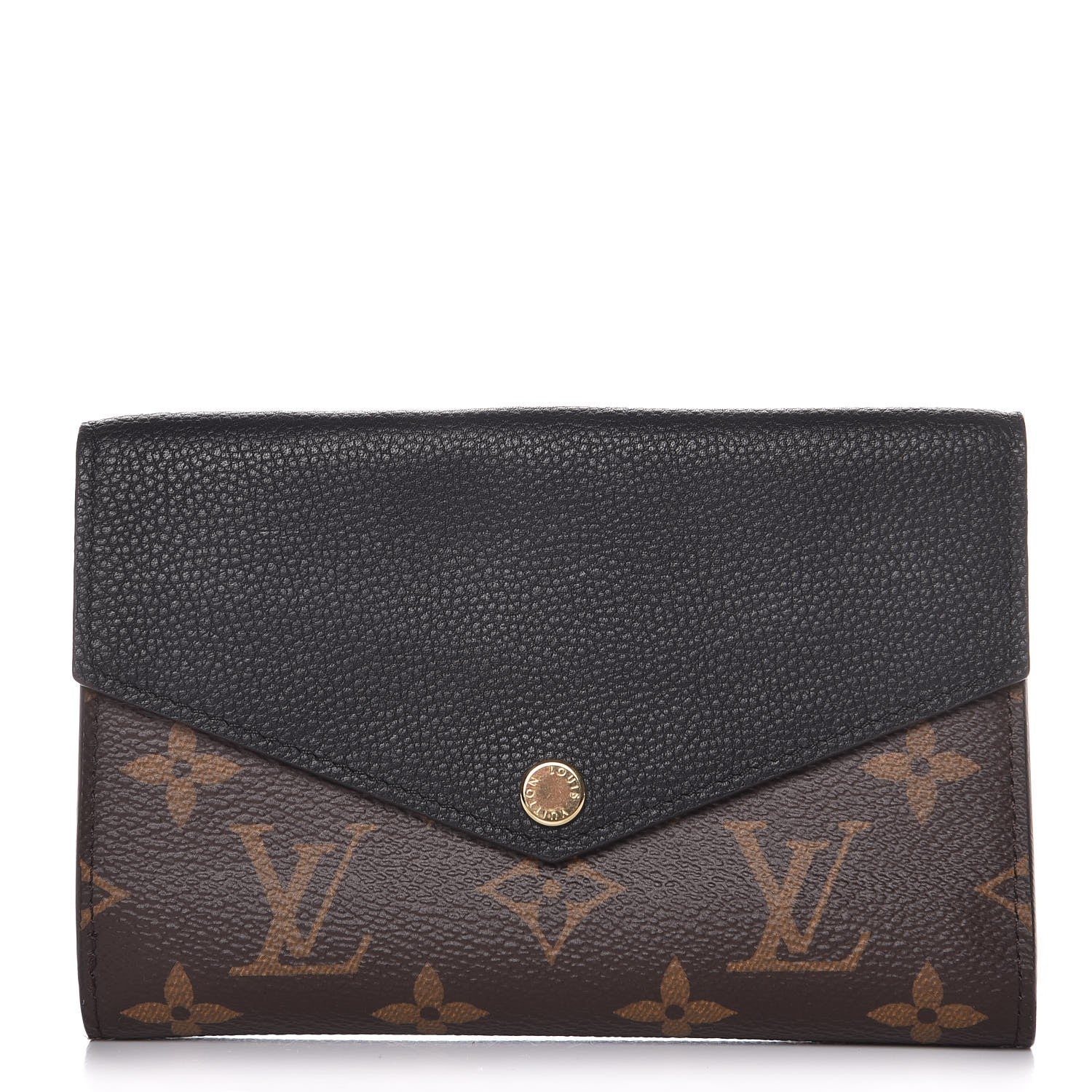 Louis Vuitton Monogram Pallas Compact Wallet Black 1 of 7