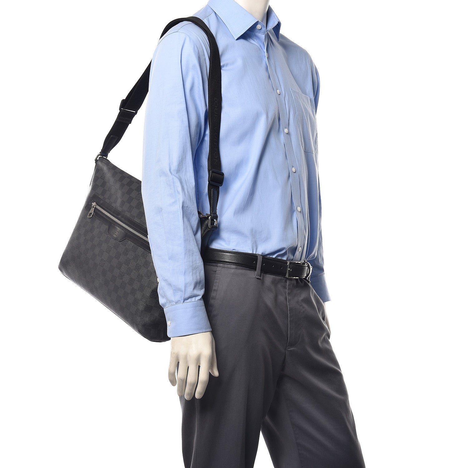 Louis Vuitton Damier Graphite Mick MM 2 of 9