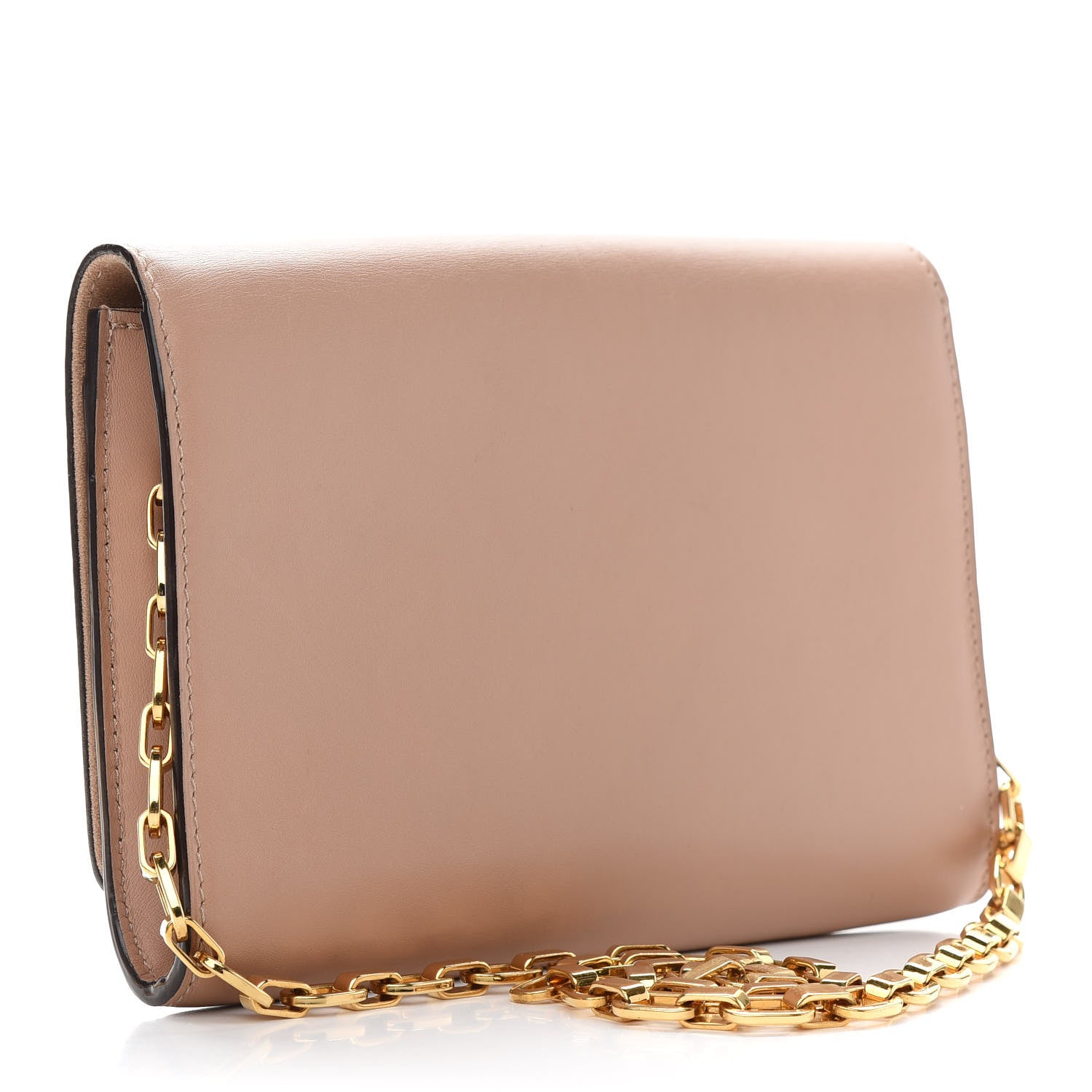 Louis Vuitton Calfskin Chain Louise GM Nude 3 of 10