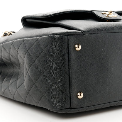 Chanel Caviar Quilted Pocket Large Tote Black 9 of 11