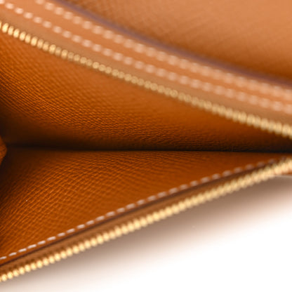 Hermes Epsom Bearn Compact Wallet Gold 6 of 9
