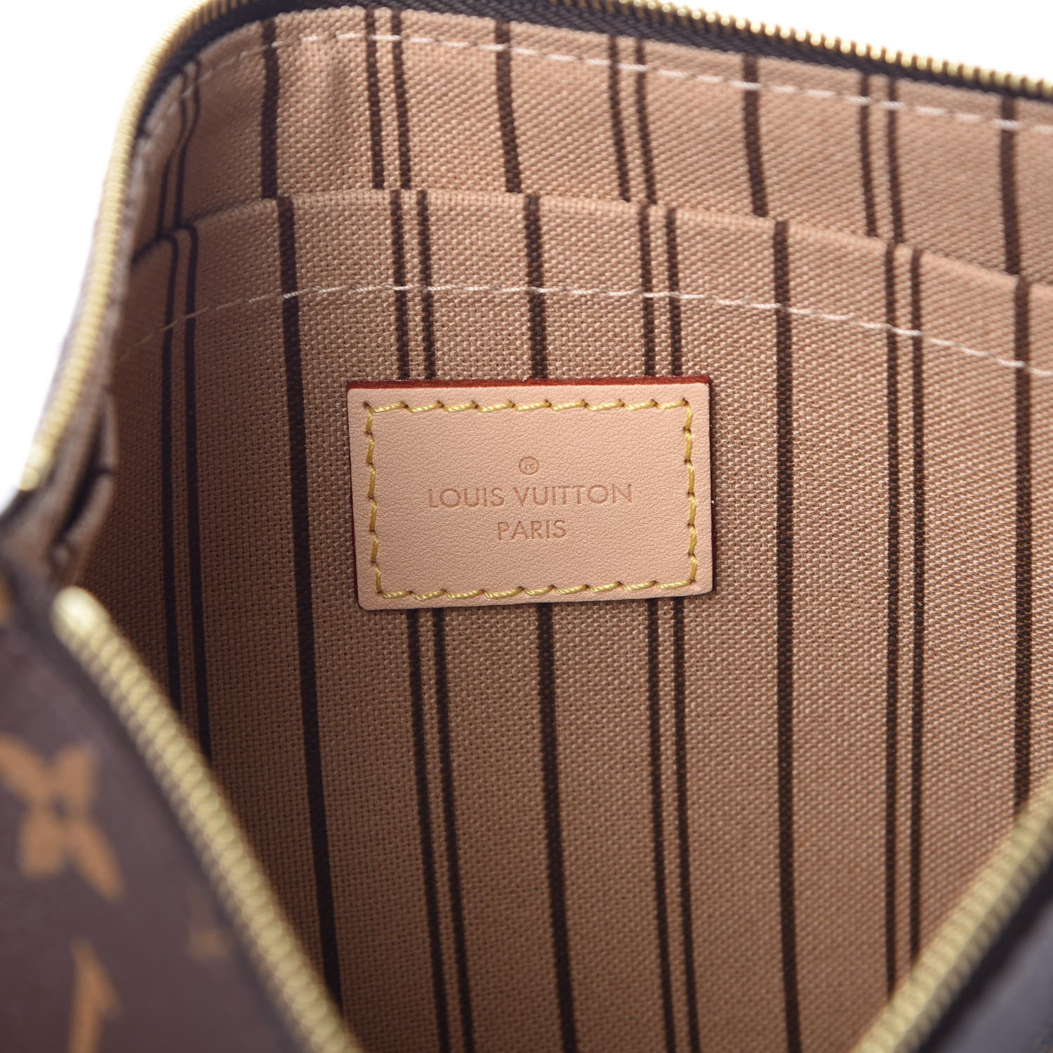 Louis Vuitton Monogram Neverfull MM GM Pochette 6 of 8