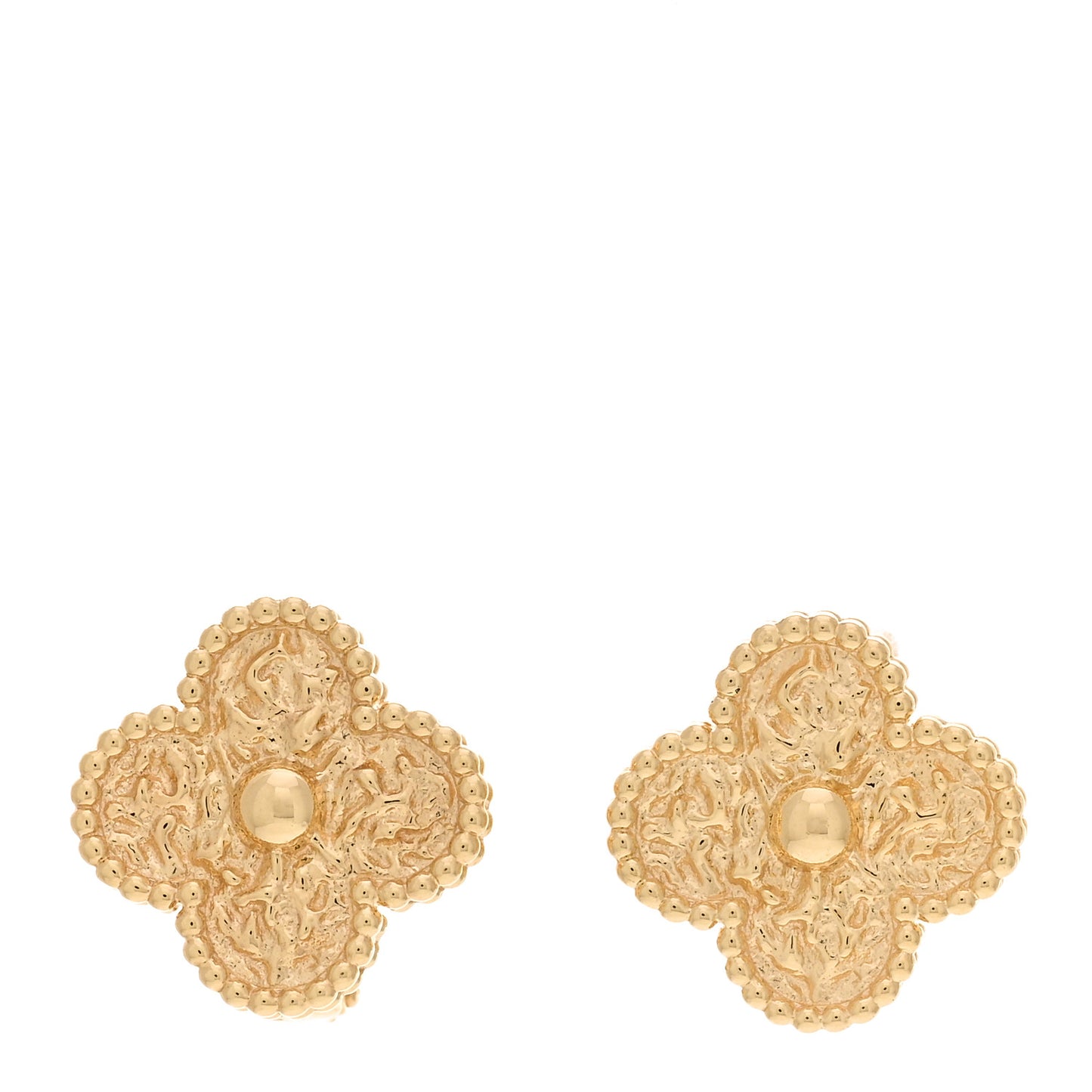 18K Yellow Gold Vintage Alhambra Earrings