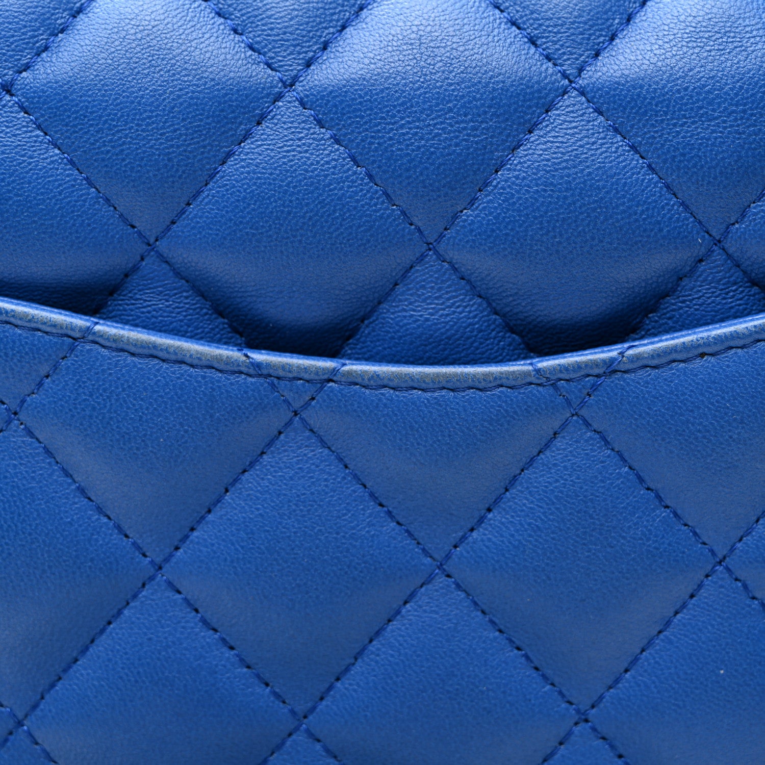 Chanel Lambskin Quilted Mini Square Flap Royal Blue 12 of 12