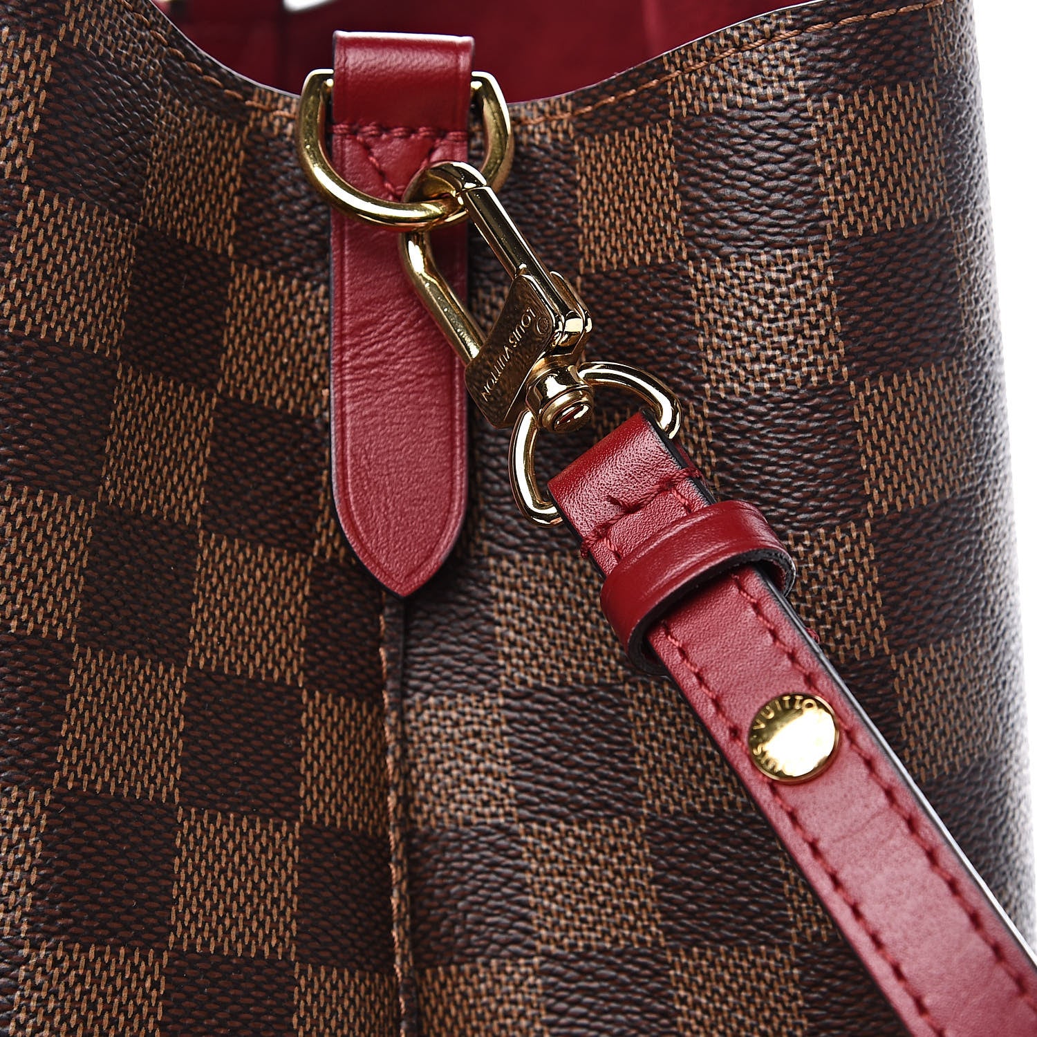 Louis Vuitton Damier Ebene Neonoe MM Cherry Berry 11 of 11