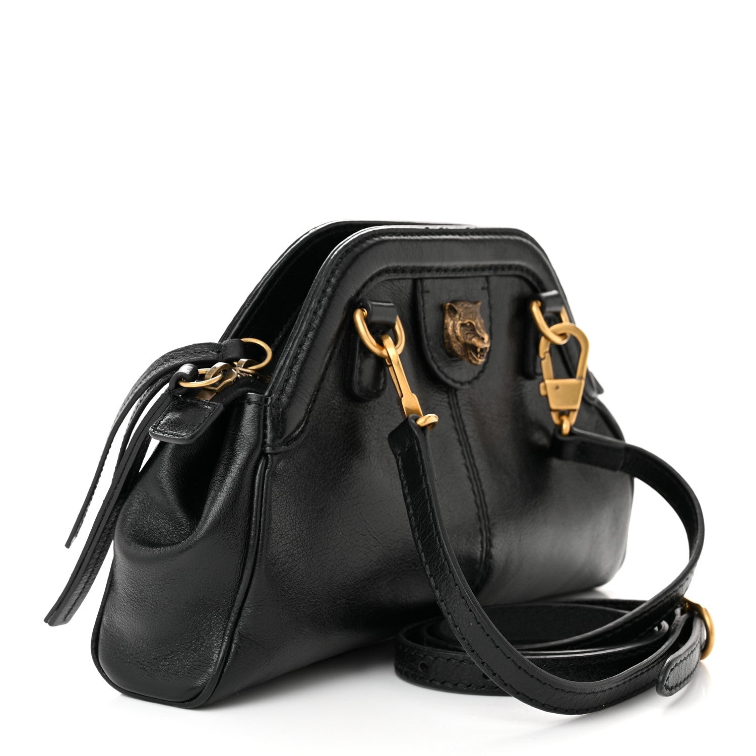 Gucci Calfskin Small Re(Belle) Crossbody Bag Black 3 of 10