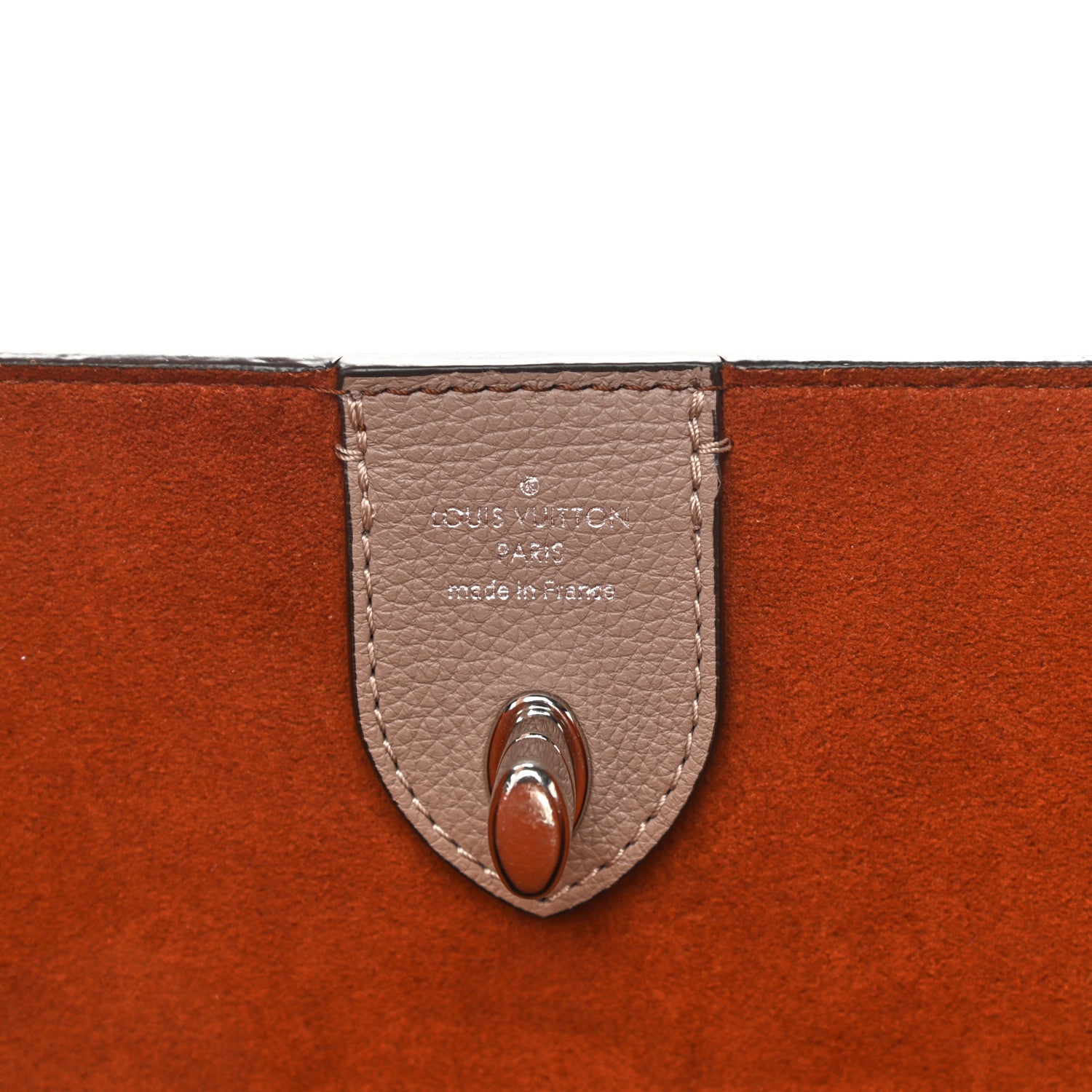 Louis Vuitton Calfskin Lockme Go Tote Vison 6 of 16