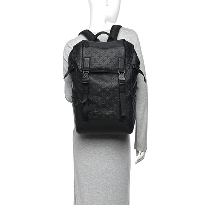 Louis Vuitton Calfskin Monogram Shadow Getaway Backpack Black 2 of 9