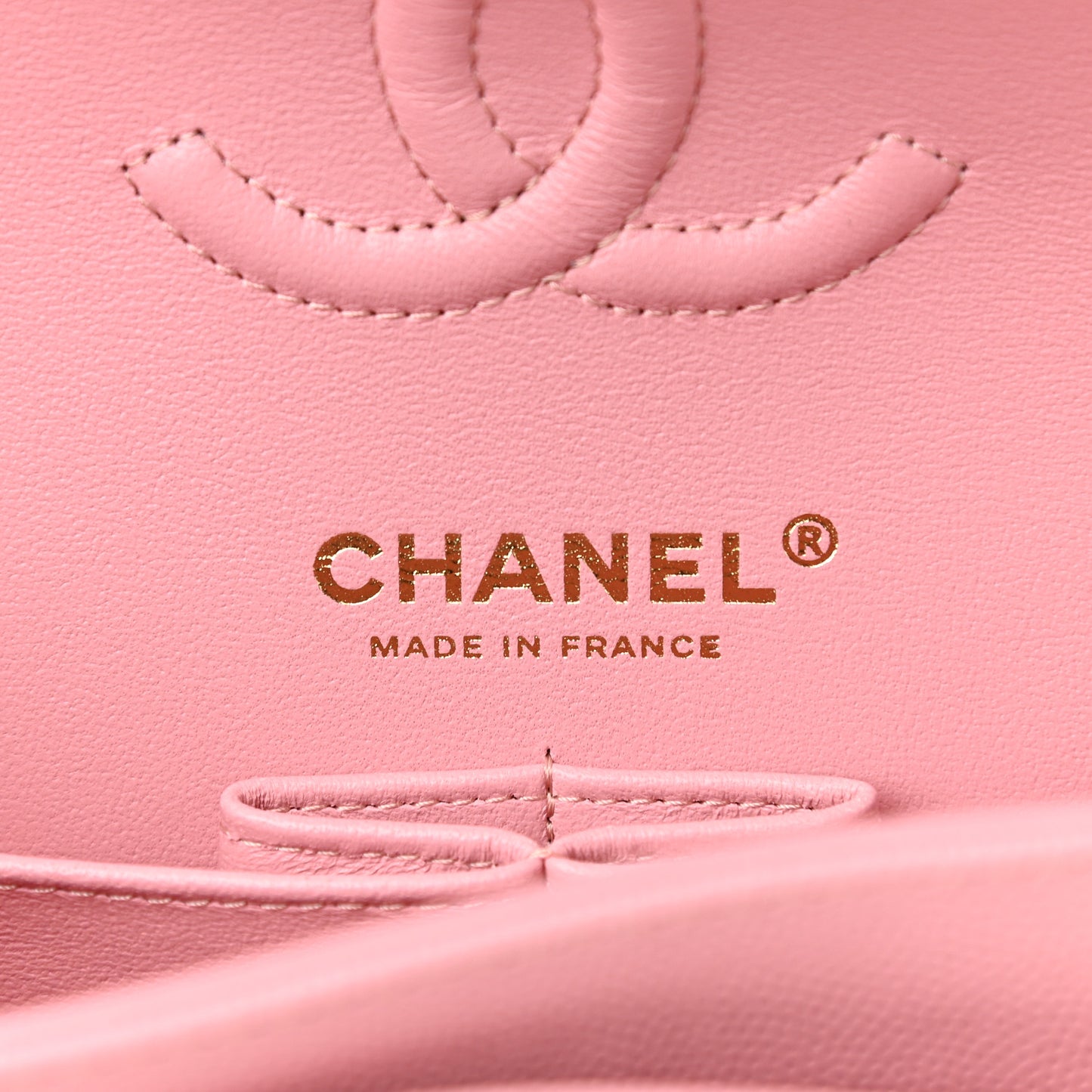 Caviar Quilted Small Double Flap Pink