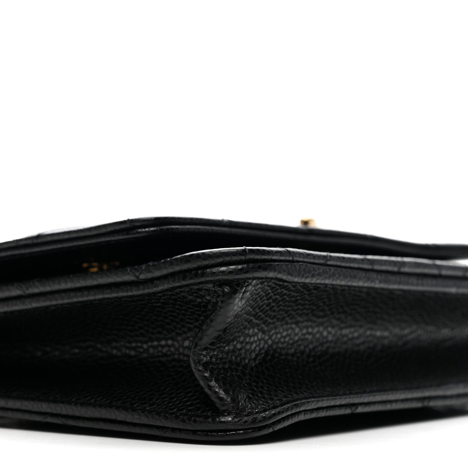 Chanel Caviar Quilted CC Turnlock Wallet On Chain WOC Black 10 of 12