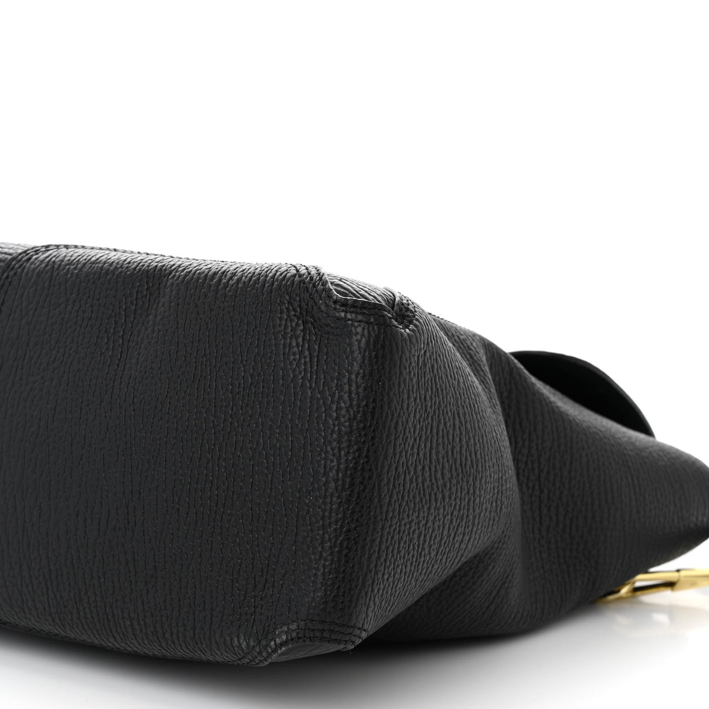 Textured Calfskin Medium Pashli Satchel Black