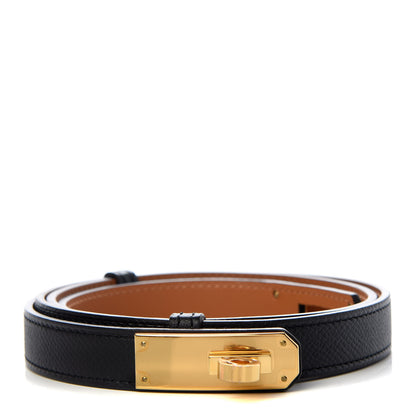 Hermes Epsom Kelly Belt Black 1 of 5