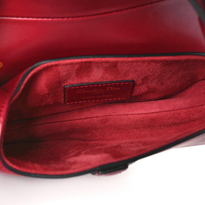 Christian Dior Calfskin Mini Saddle Bag Red 5 of 10