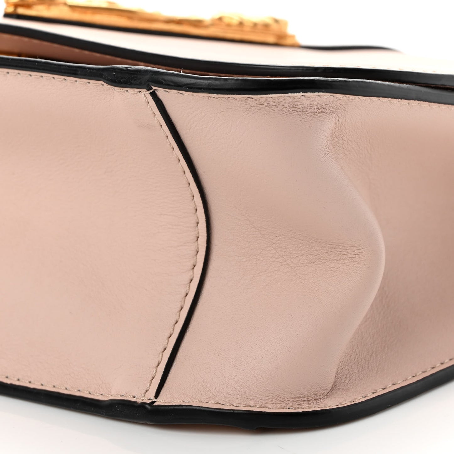 Vitello Barocco Virtus Top Handle Shoulder Bag Pink