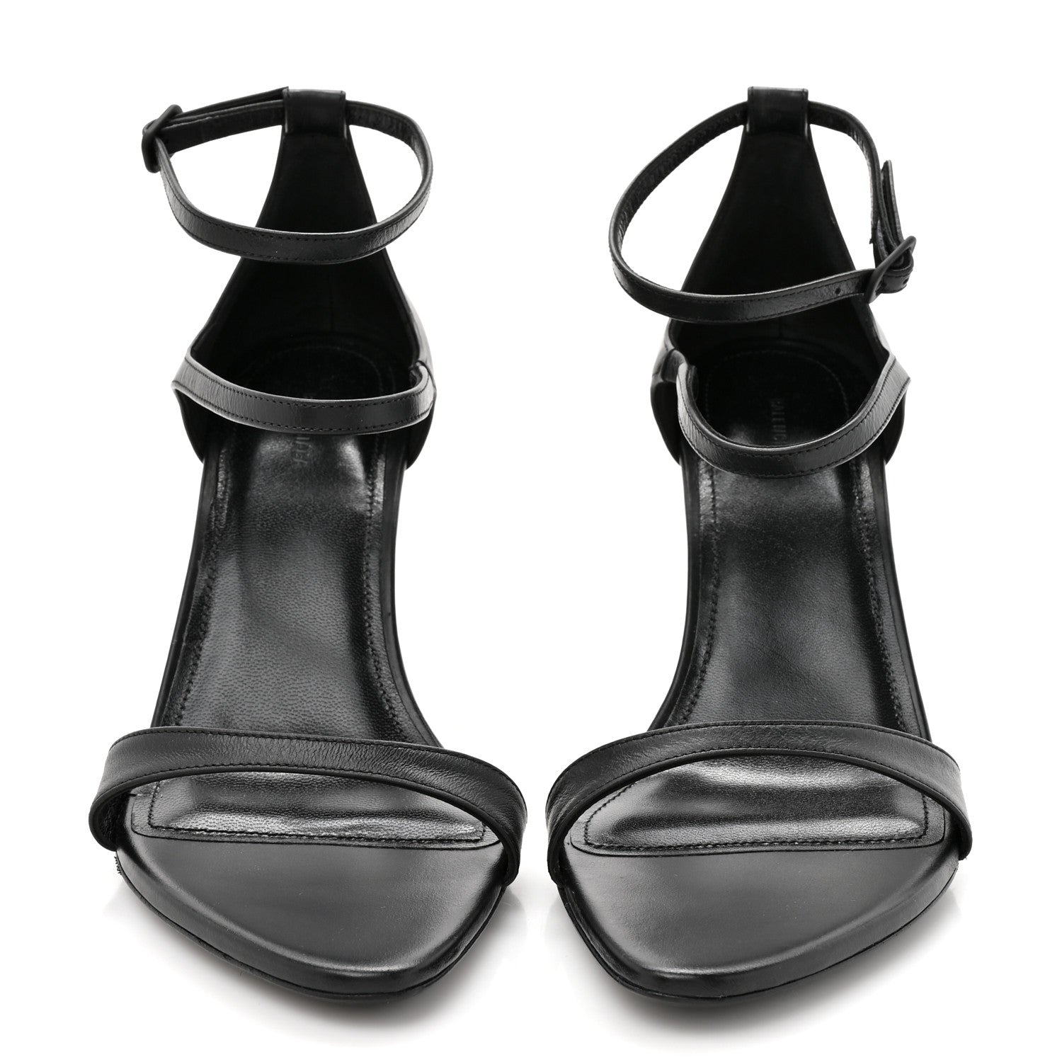 Balenciaga Calfskin Honey 90mm Sandal 37 Black 3 of 8