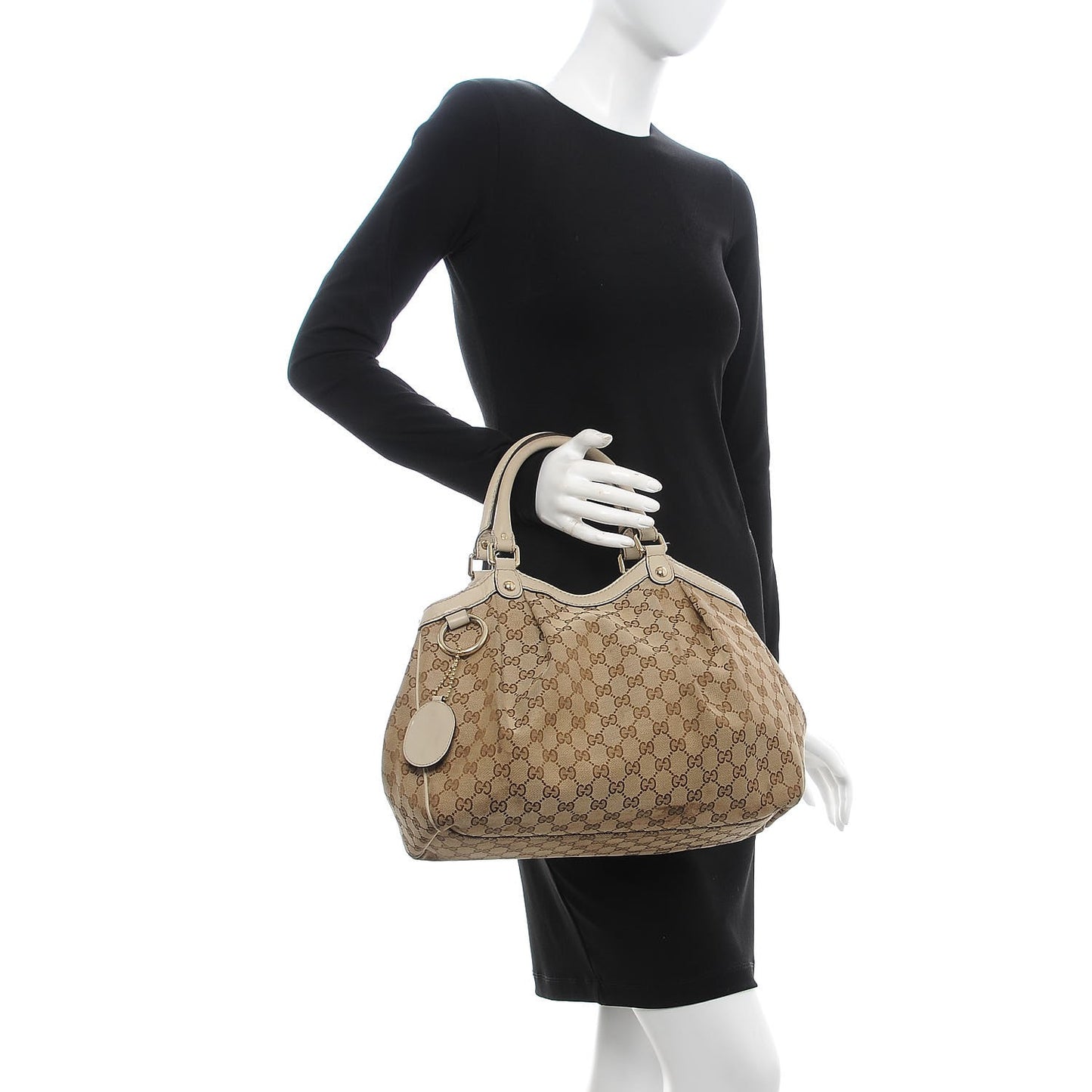 Monogram Medium Sukey Tote Off White