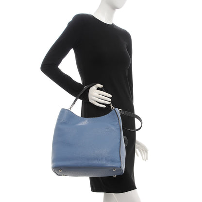 Fendi Cuoio Romano Selleria Large Anna Bucket Bag Arancio 2 of 9