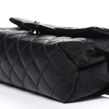 Chanel Grained Calfskin Quilted 2.55 Reissue Flap Belt Bag Clutch Black 10 of 11