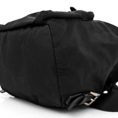 Prada Nylon Vela Mini Cinch Backpack Black 9 of 11