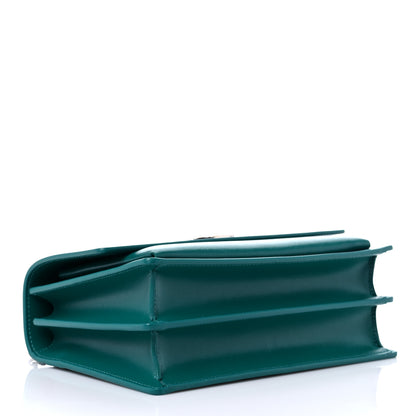 Saint Laurent Calfskin Medium Monogram Sunset Malachite 3 of 8