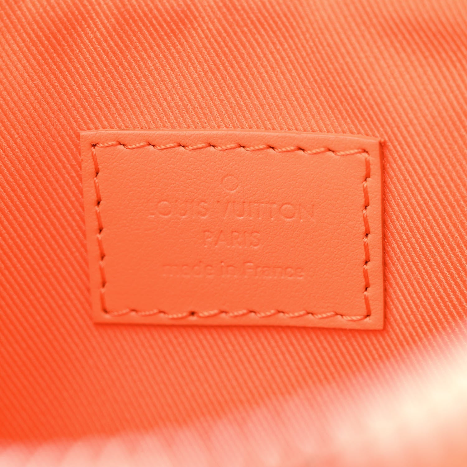 Louis Vuitton Grained Calfskin Aerogram Keepall XS Orange 6 of 13