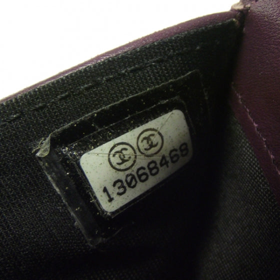 Chanel Patent Wallet Purple 9 of 11