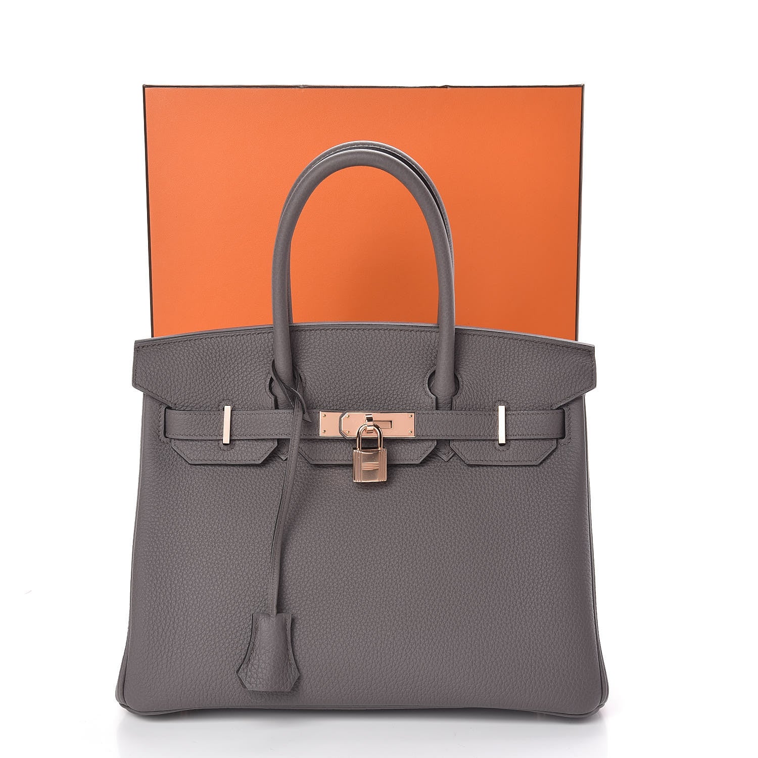 Hermes Togo Birkin 30 Etain 33 of 33