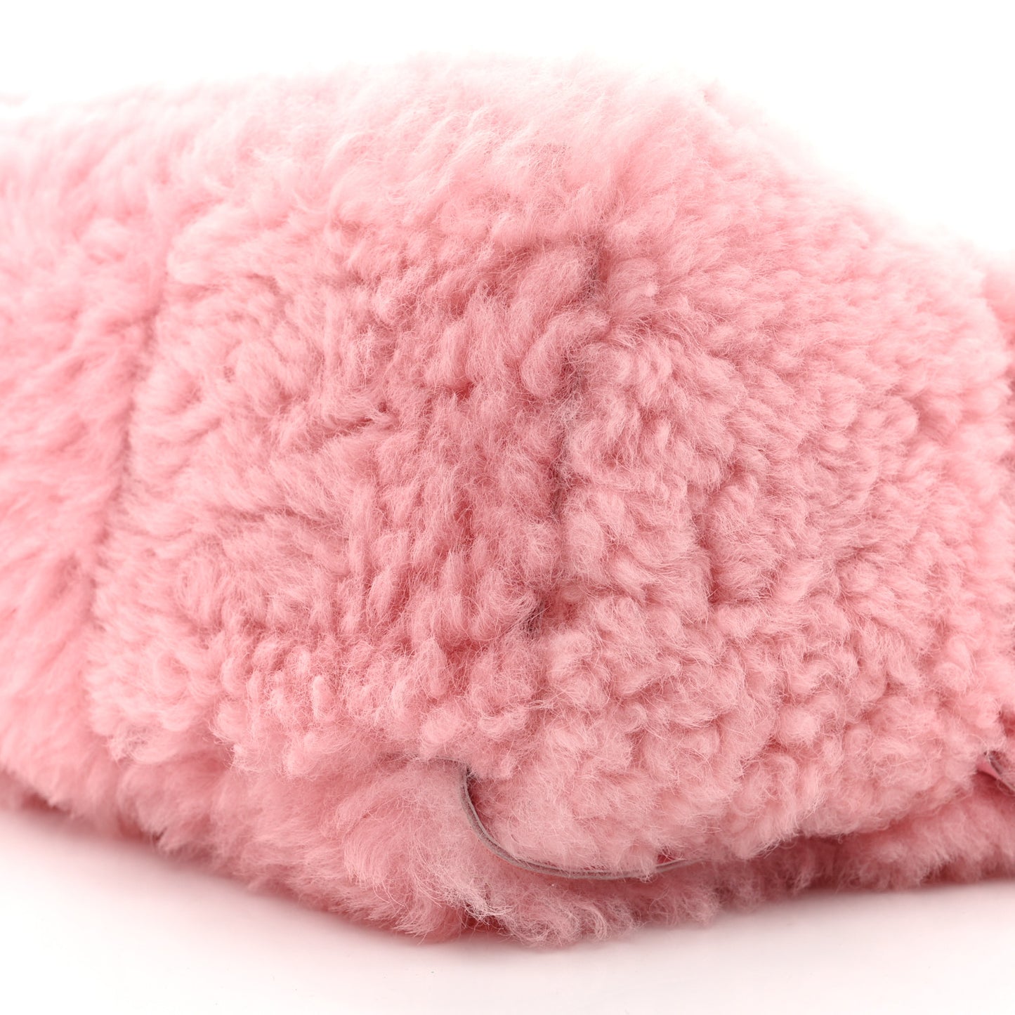 Shearling Small Intrecciato Arco Tote Popsicle