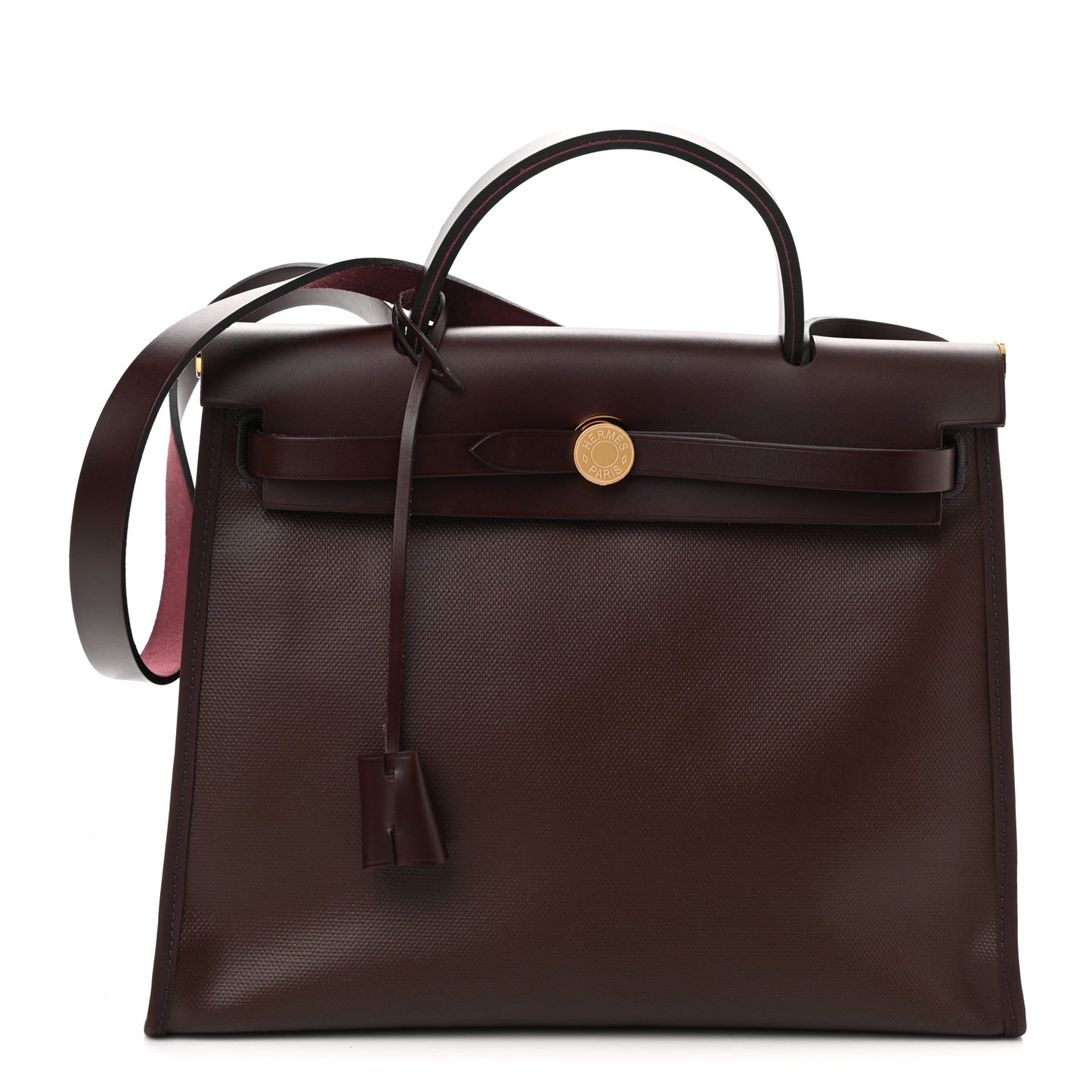 Toile H Berline Vache Hunter Herbag Zip 31 PM Rouge Sellier