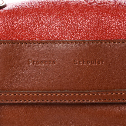 Proenza Schouler Goatskin Calfskin Tiny Preppy PS1 Satchel Mandarin Red 6 of 9